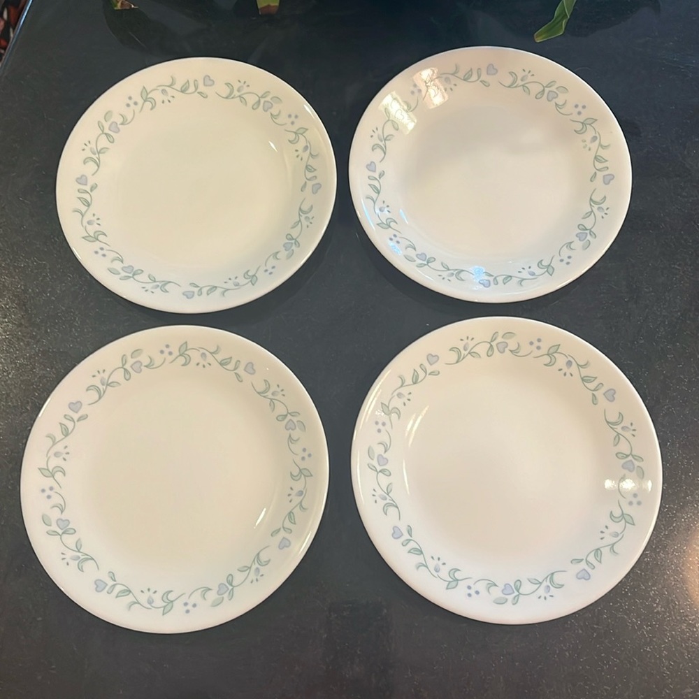 Bread & Butter Plates "Country Cottage" (Corelle) by CORNING - Set of 4